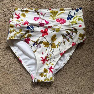 Lands' End Bikini Bottom High Waist Size 6